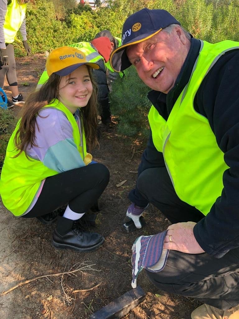 Tree planting Sandringham Rotary